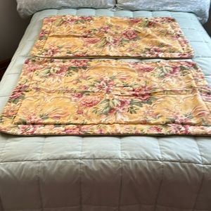 Pair of Croscill King Pillow Shams